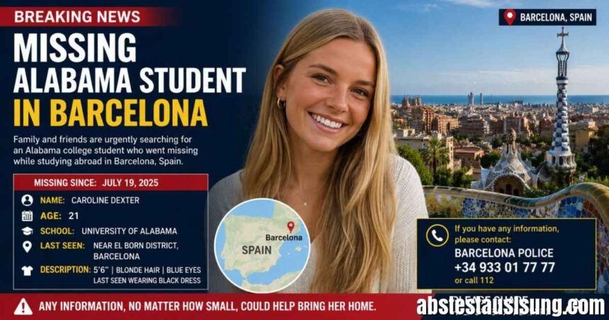 Missing Alabama Student in Barcelona